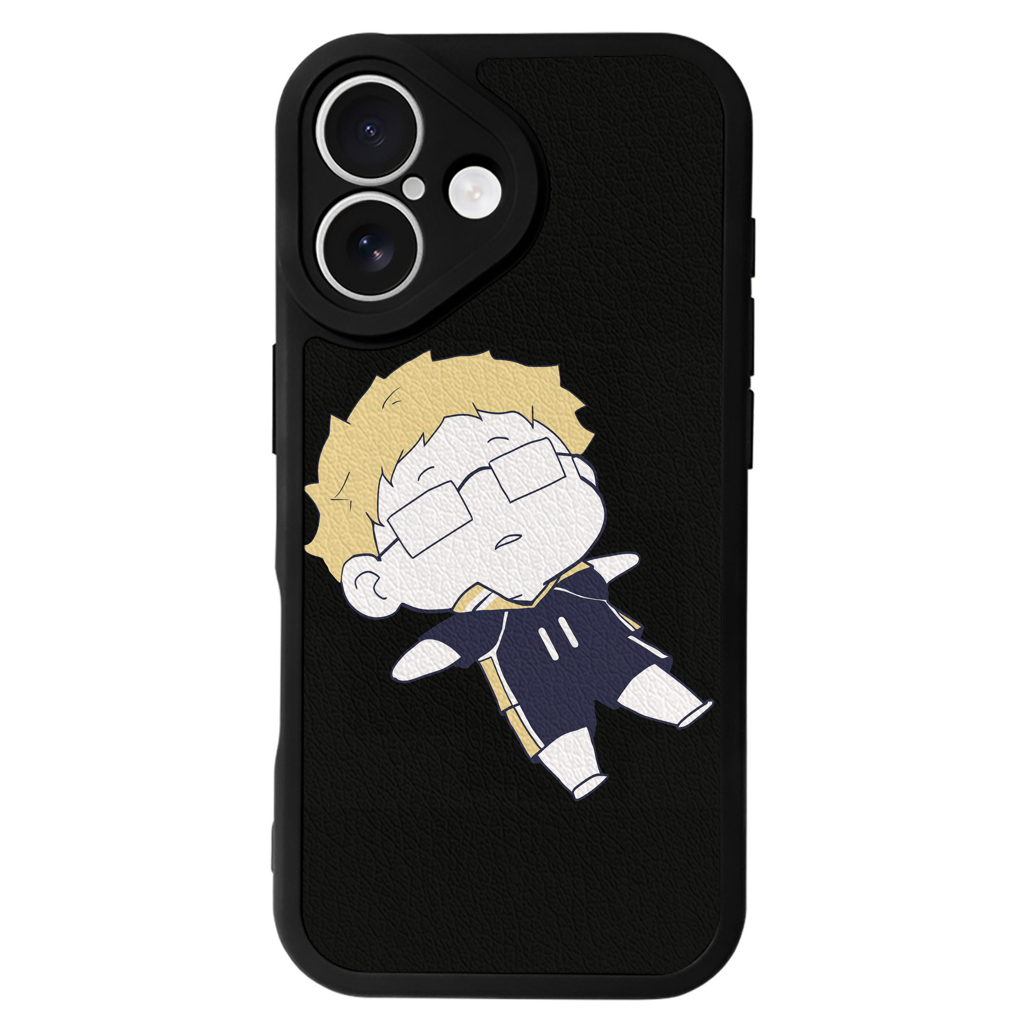 （画像用） ハイキュー!! Haikyu!! 【iPhone 16シリーズ対応】シリコンスマホケース（レザー調） 材質：シリコン
